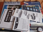 Prospekty katalogi ulotki dealera Renault stare modele