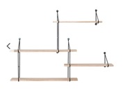 Półka wisząca Harlem, naturalna 