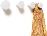 Pojedyncze dekoracyjne wieszaki ścienne białe na ścianę sypialnie łazienke