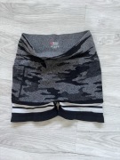 Spodenki kompresyjne workout shorts Shein moro high rise slim fit r. S