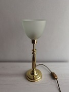 lampa stołowa ze szklanym kloszem wys. 39 cm