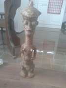Oryginalna, stara rzeźba/figurka/bożek z Kongo - D