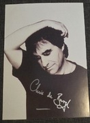 CHRIS DE BURGH - AUTOGRAF! HIT!