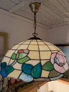 Wisząca lampa elektryczna ala Tiffani