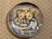 FRANKLIN MINT Talerz ozdobny porcelanowy MISIE MIS