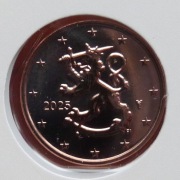 FINLANDIA  2025 1 CENT UNC !!!!!!!!!!