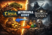 Wymienię doinwestowane konto w Tibia, lvl 500+ na konto w Broken Ranks