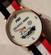 Zegarek FSO Polonez 1500 Borewicz, Militarny na chodzie,BDB 