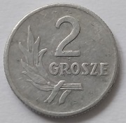Moneta 2 grosze z 1949 roku