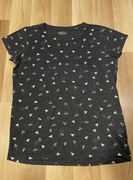 Reserved t-shirt bluzka ciemnoszara 164