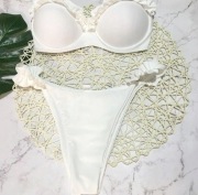 Strój kąpielowy biały push up seksowny 36