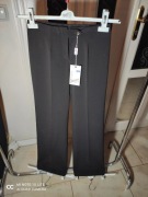 KLASYCZNE DŁUGIE brązowe proste SPODNIE WłoskiSTYL