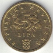 Chorwacja 5 lipa lip 2013 - 18 mm - nr 2