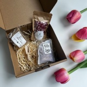 Zestaw naturalnych kosmetyków do kąpieli 