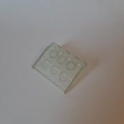 Lego 3297 Slope 33° 3 x 4  Trans-Clear