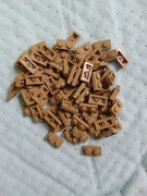 lego 3023 dark tan 80szt.