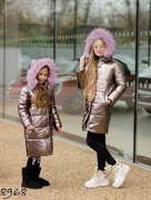 Kurtka zimowa dla dziewczynki 128-158