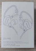 Słuchawki hybrydowe KZ ZSN PRO Mic. Czarne 