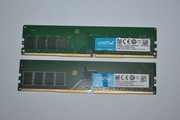Pamięć Crucial DDR4, 8 GB, 2666MHz, CL19 (CT4G4DFS8266) (4Gb x4)