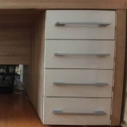 Pojemne nowoczesne biurko do biura lub gabinetu