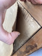 Stare obrazy przedwojenne 2 szt portret + Niestatt pejzaż 60x30cm