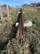 Drut zbrojeniowy 12mm 8mm 30szt 12m plus resztki