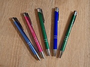 Długopisy metalowe zestaw 5 szt.