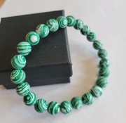 Bransoletka biało turkusowa