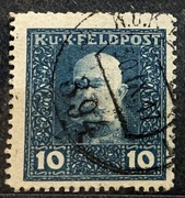 Okupacja Austro-Węgierska OA Fi.28 kas. 1915r. Cesarz Franciszek Józef