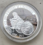 Kamerun 100 Franków 2011 r ;125 lat Motoryzacji 