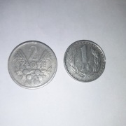 2zł i 1zł Monety z okresu PRL