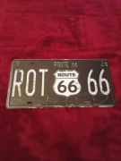 Replika kopia tablica rejestracyjna Route USA R66 30x15 cm