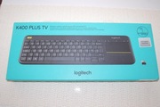 Klawiatura bezprzewodowa Logitech K400 Plus TV z touchpadem czarna