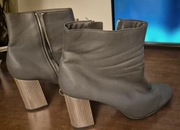 Efektowne zimowe damskie botki 41