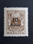 D81 ** Dopłata 10gr/2zł - 1934r.