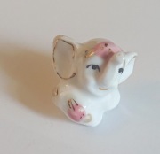 Słoń porcelanowy słonik porcelana mały figurka