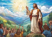 Puzzle 1000 el. Jezus Chrystus Wielkanoc Prezent 70 x 50 cm nowe