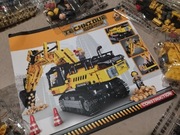 Klocki techniczne Koparka ruchoma 841 elementów