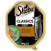 Mokra karma dla kota SHEBA z dziczyzną - mus 85 g