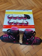 Łyżworolki regulowane 2w1 smj sport