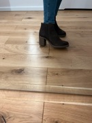 Euro buty brązowe karmelowe botki na obcasie 37