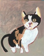 ,,Kotka Matylda,, akryl na płótnie 