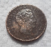 Dania Chrystian VIII Oldenburg 1 rigsbank skilling szyling 1842 KM# 726