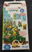 Czuczu puzzle 94x60 55 elementów łąka
