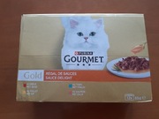 Gourmet Gold soczyste kawałki w sosie 12 puszek 85 gram 4 smaki