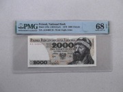 2000 zł. 1979 ser.AG  PMG68  EPQ
