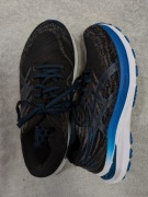 Czarne szare buty sportowe do biegania sneakersy Asics 39 Gel Kayano