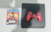 PS4 Slim 500gb + pad + gra rdr2 