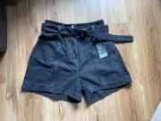 Nowe krótkie spodenki szorty jeansy dżinsy z paskiem L XL