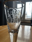 Kielich z XVIII wieku z monogramem LB 